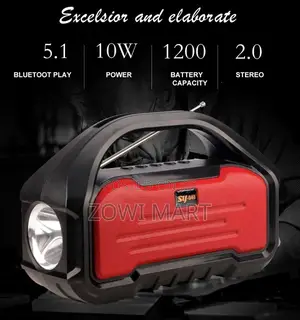 Sy311 10w Wireless Stereo Speaker With Mic Phone Holder