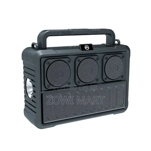 Dv668 Wireless Speaker Pure Bass Solar Panel Flash Light