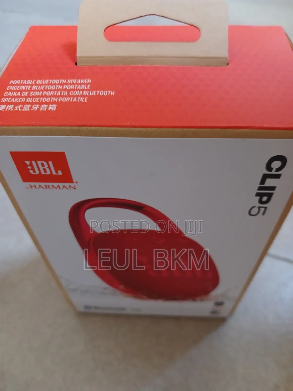 JBL Clip 5 Portable Bluetooth Speaker