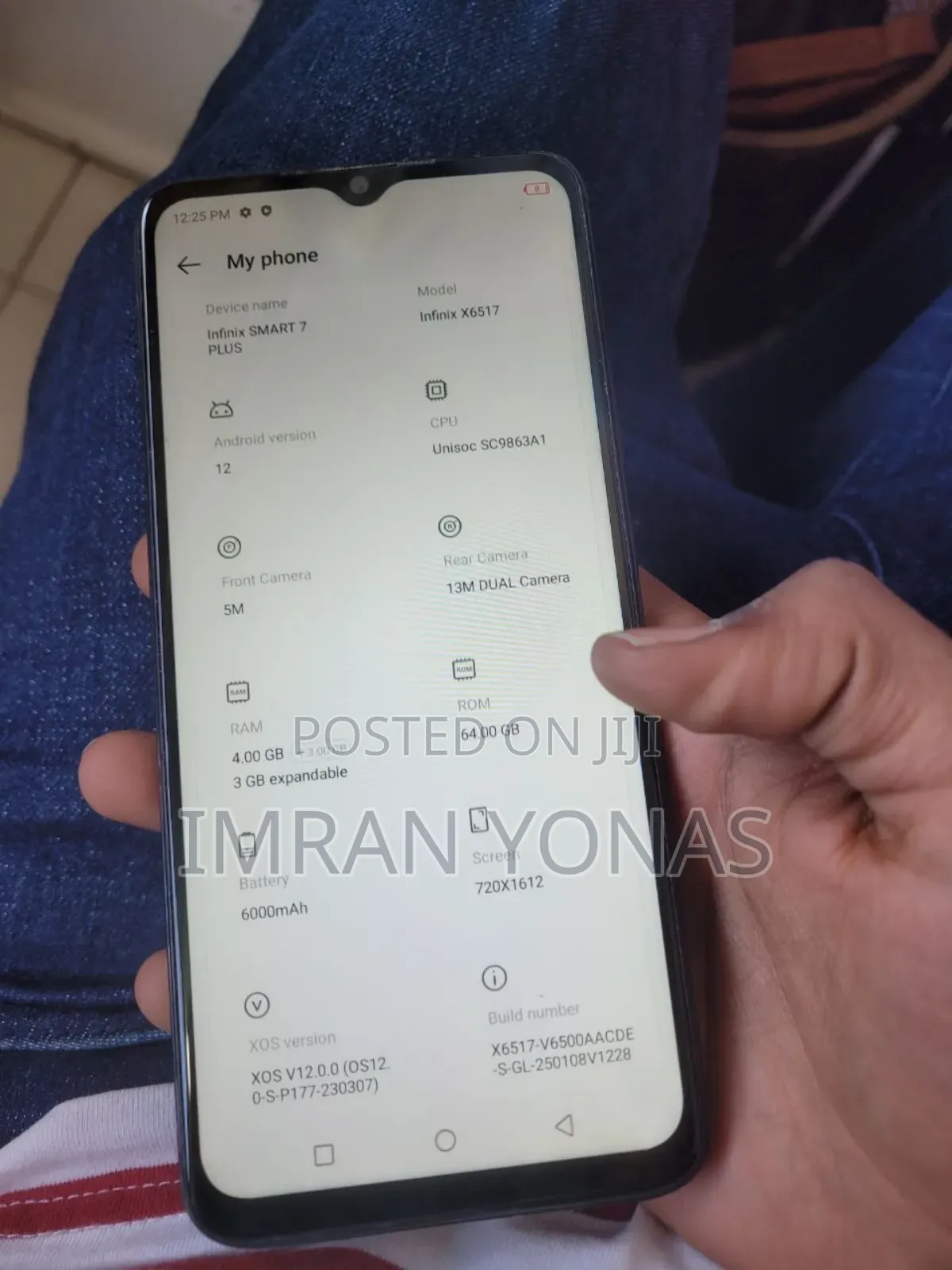 Infinix Smart 7 Plus 64 GB Black