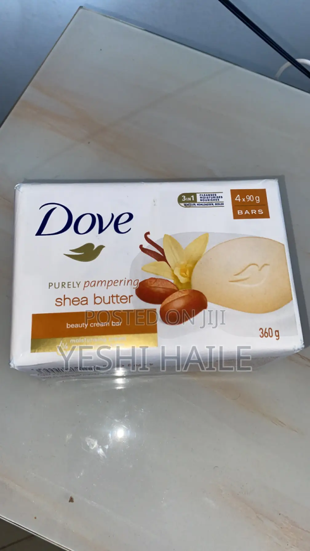 Dove Purely Pampering Shea Butter Soap With Moisturizing Cream