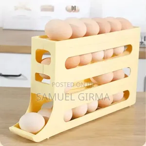 Slide Style Egg Storage 
ባለ 3 ደረጃ የዕንቁላል መደርደሪያ