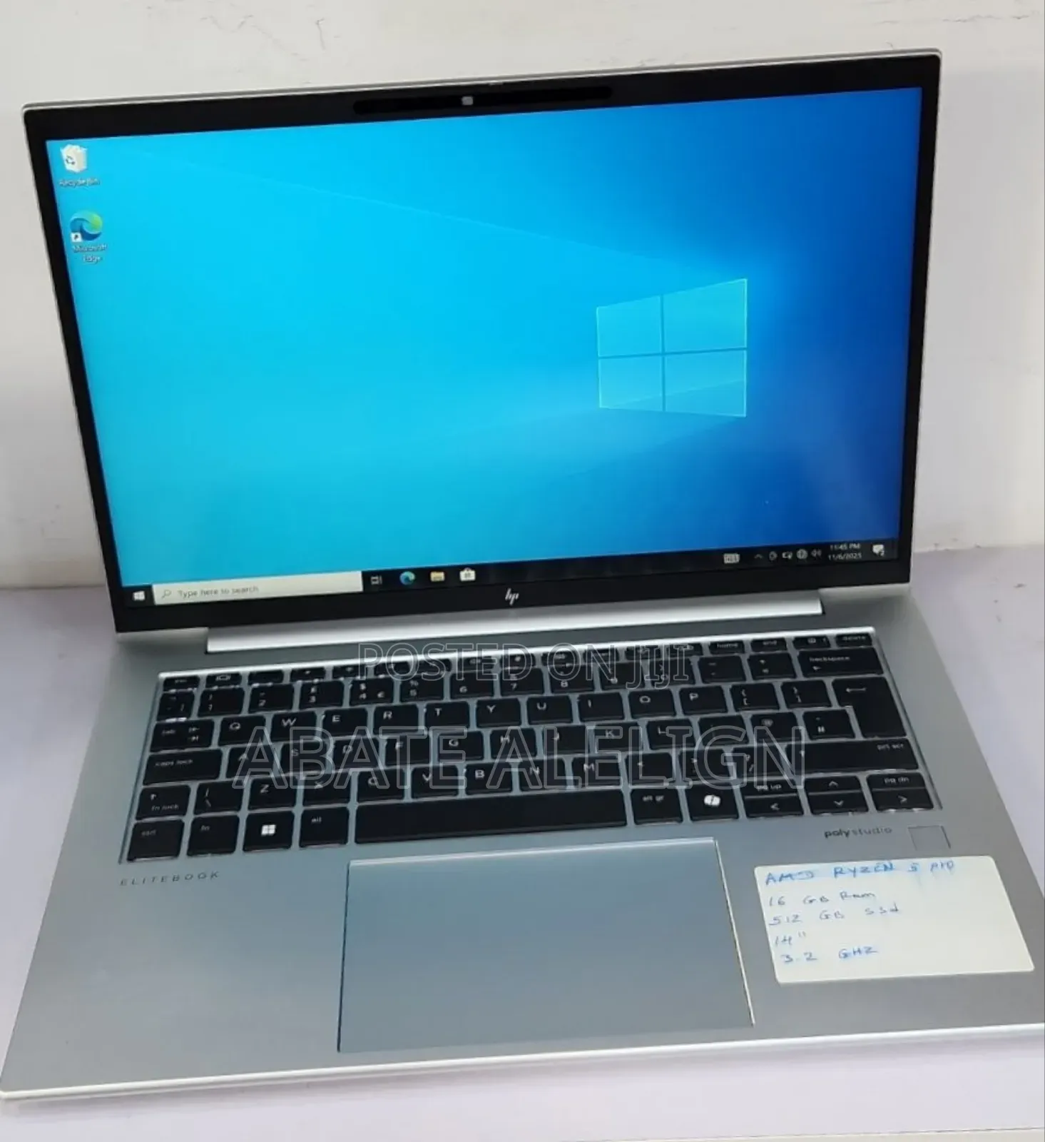 New Laptop HP EliteBook 845 G11 16GB AMD Ryzen 5 SSD 512GB