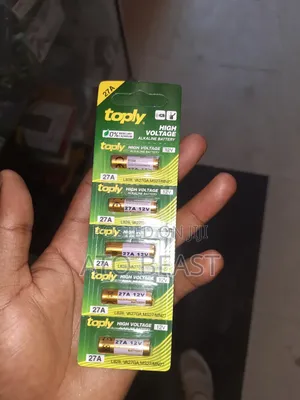 Photo - Pack Of Toply 27a 12v High Voltage Alkaline Batteries