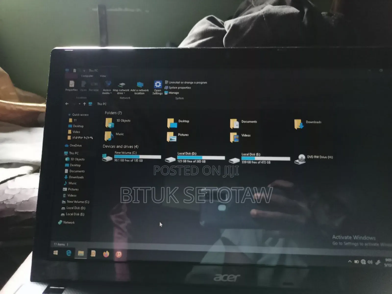 Laptop Acer Aspire 5250 4GB HDD 1T