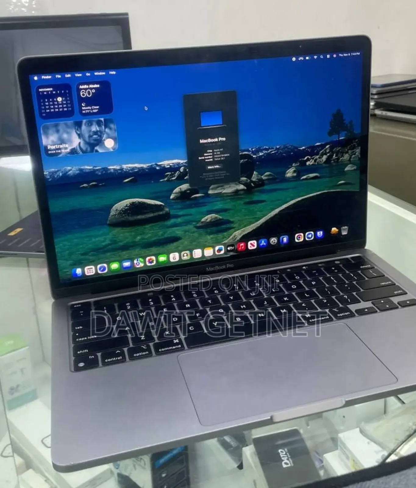 New Laptop Apple MacBook Pro M1 16GB Apple M1 SSD 256GB