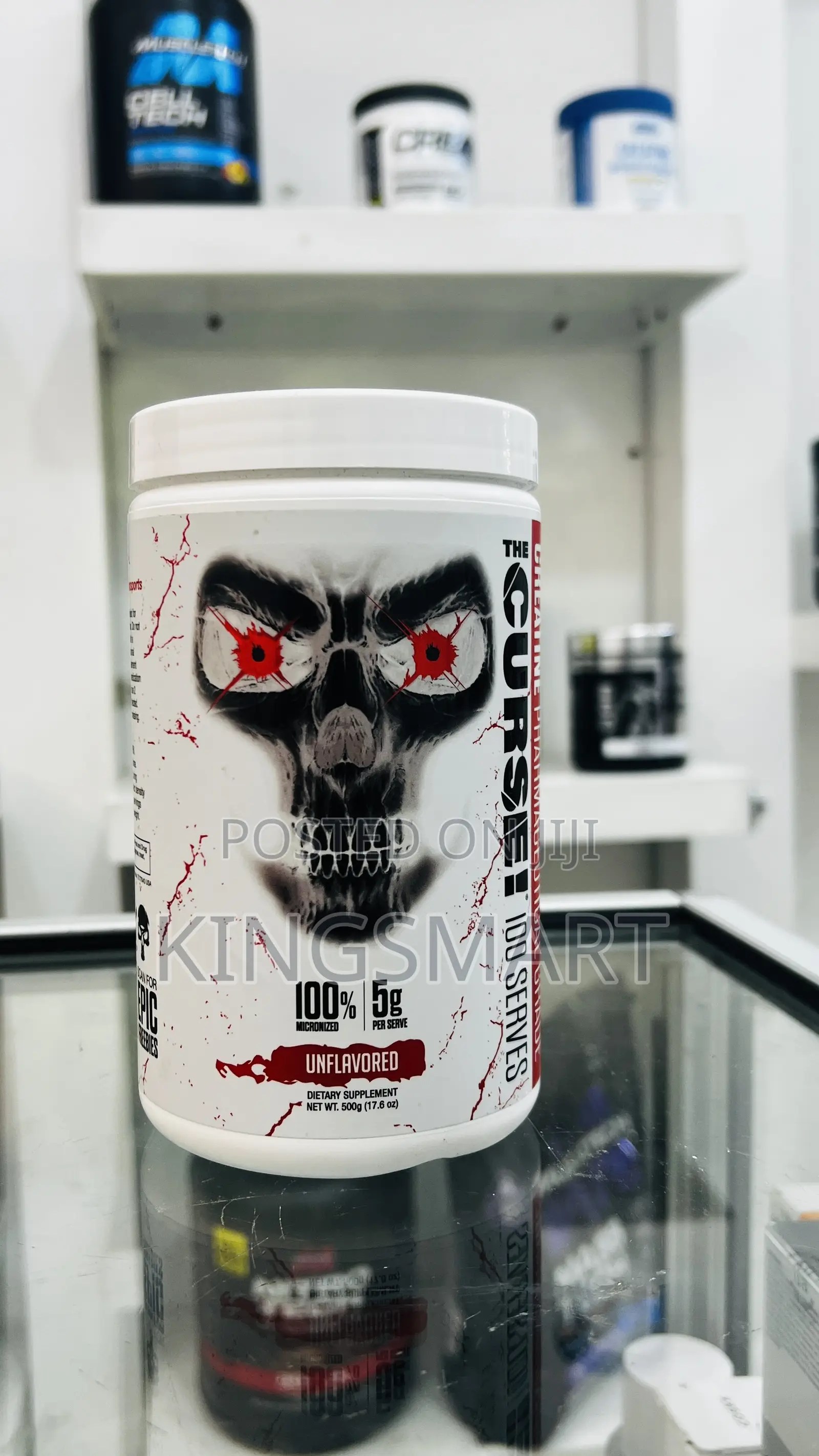 The Curse Pure Creatine Monohydrate 100 Servings