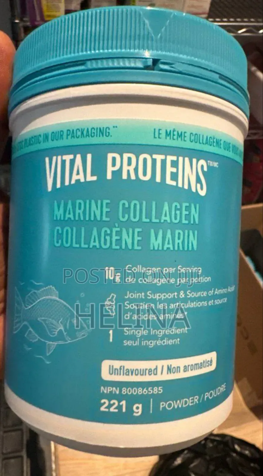 Vital Proteins Marine Collagen 221g Powder From Canada Unflavored