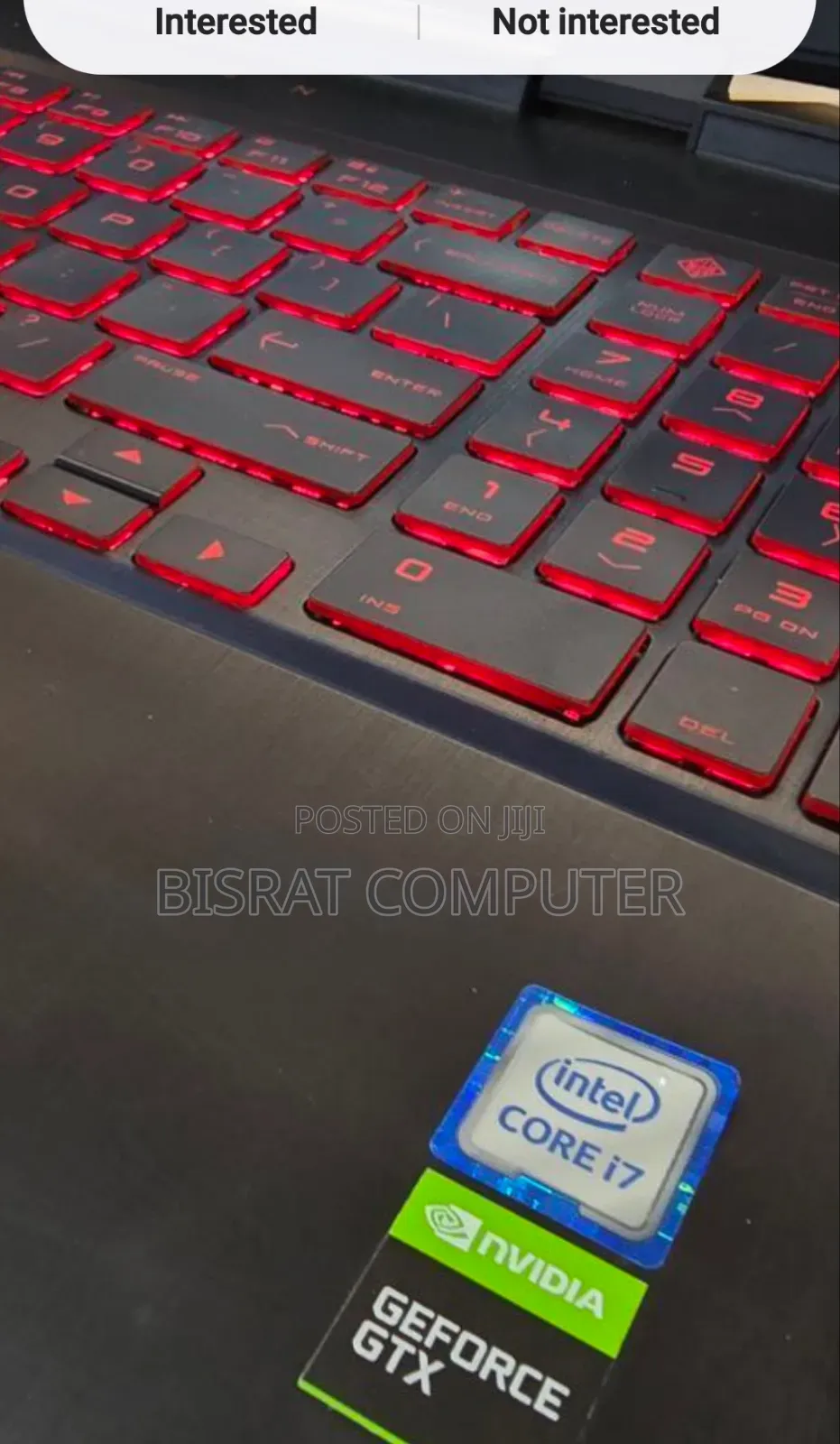 New Laptop HP Omen X 16GB Intel Core I7 SSD 512GB