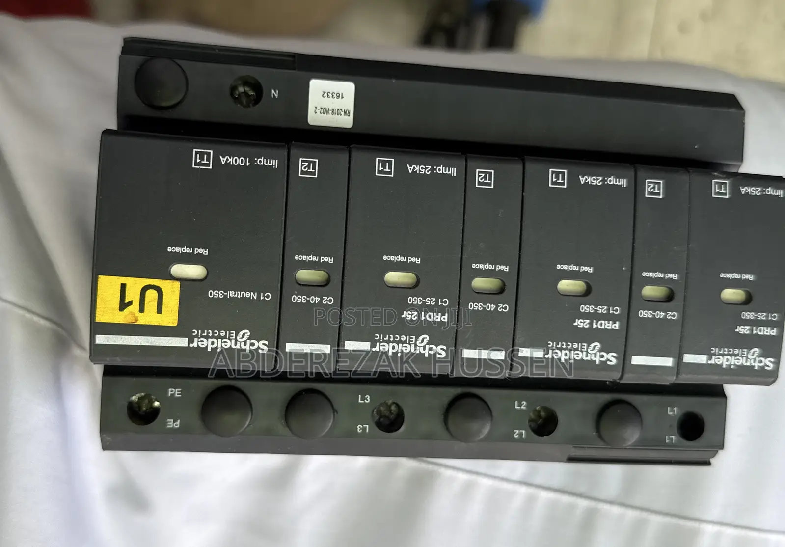 16332 - Prd1 25r Modular Surge Arrester - 3 Poles + N - 350v