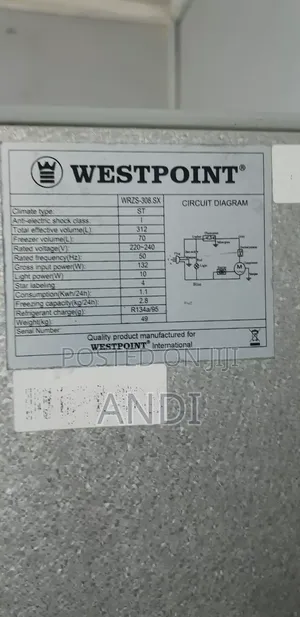 Westpoint Fridge