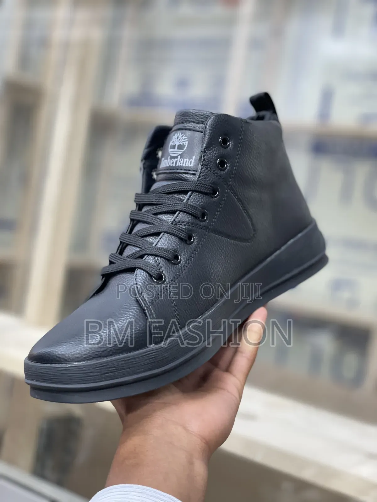 Timberland High-Top Leather Sneakers on Sale