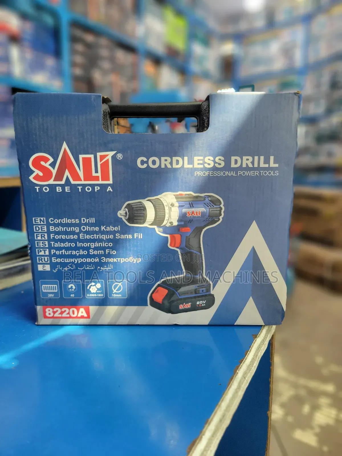 High Quality Professional Sali Cordless Drill Chargeable Drill 20v