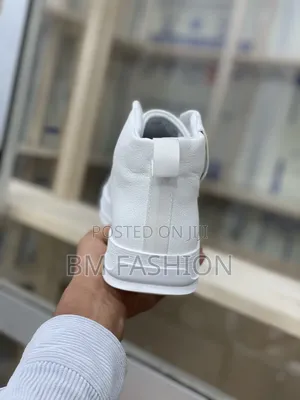 Authentic White Timberland High-Top Sneakers