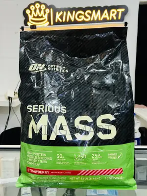 Photo - Optimum Nutrition 5.44kg Serious Mass High Protein Muscle Building