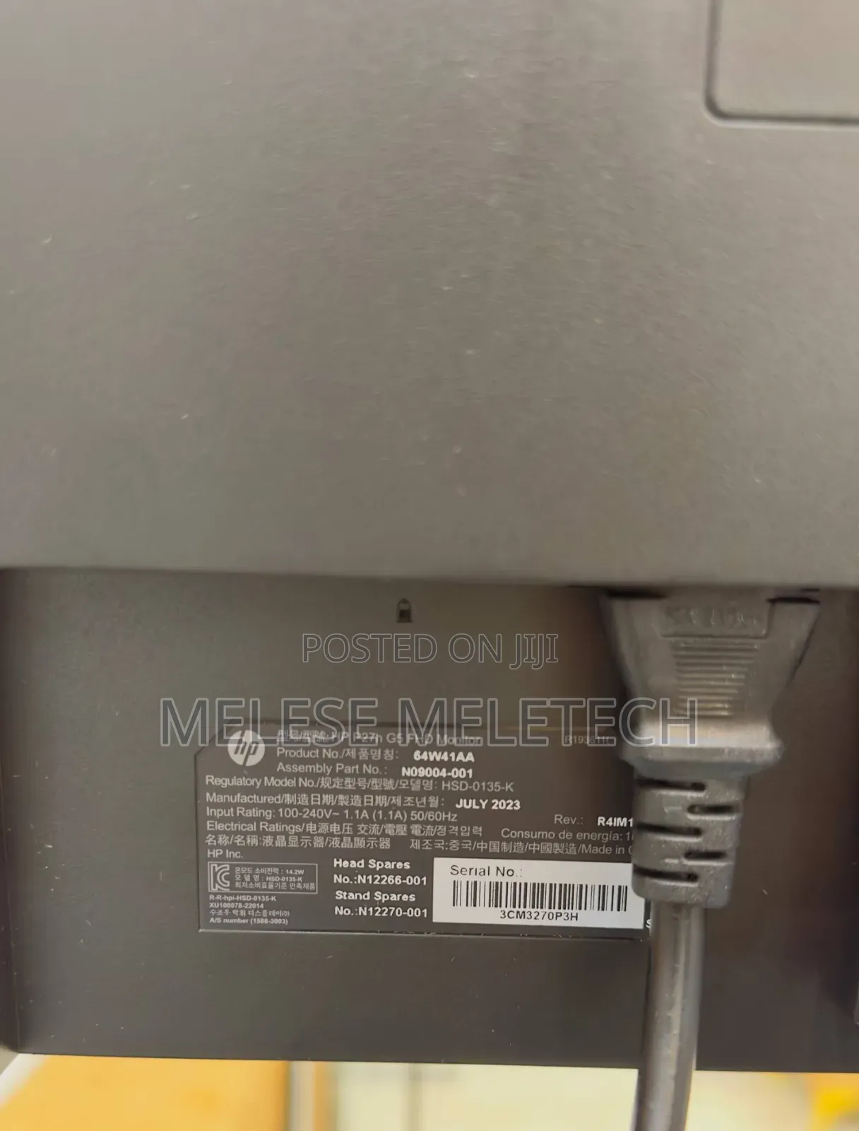 New Hp 27 Inch Monitor