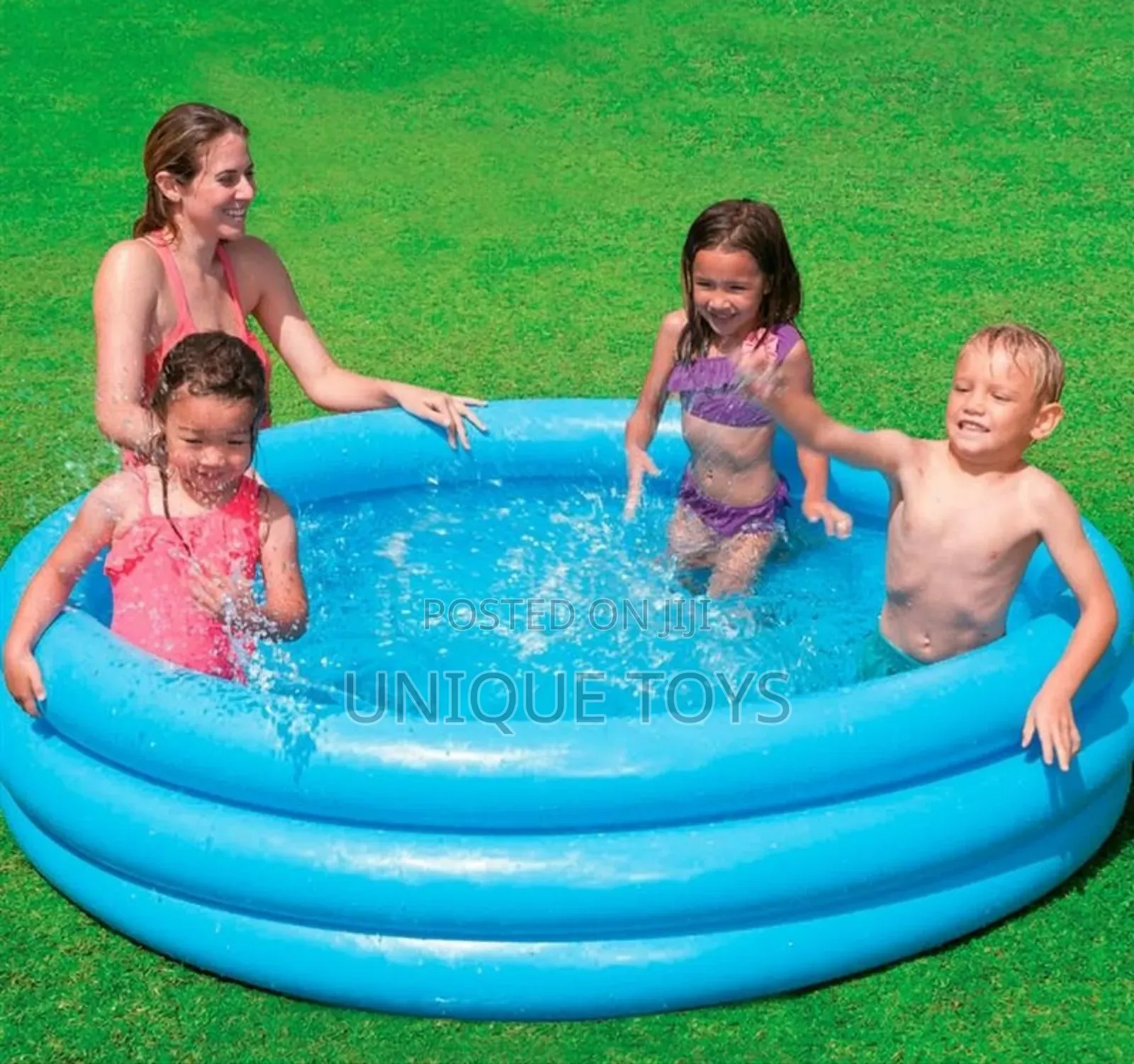 Intex 3-ring Inflatable Paddling Pool – 168 X 40 Cm (581l)