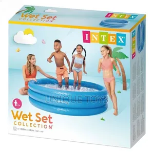 Intex 3-ring Inflatable Paddling Pool – 168 X 40 Cm (581l)
