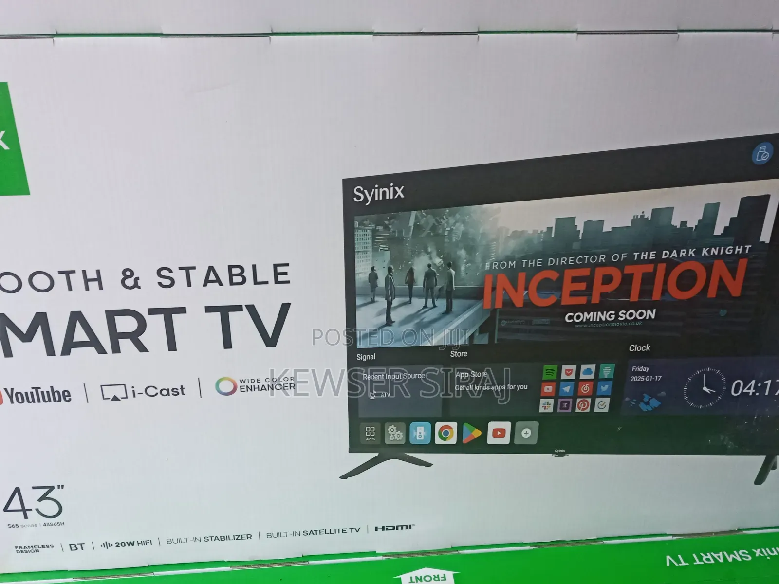 Synix 43 Inchi Smart Tv Model 2025 Android 