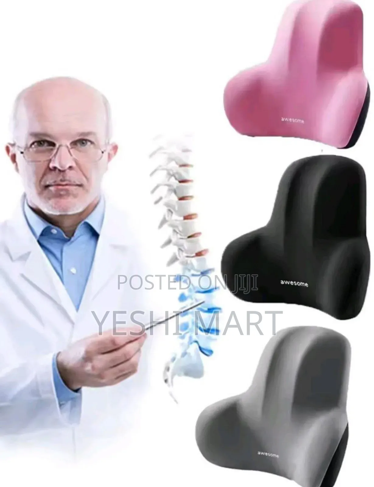 Soft Lumbar Support Pillow for Driving Seat Foam Lumbar Pillow for Low