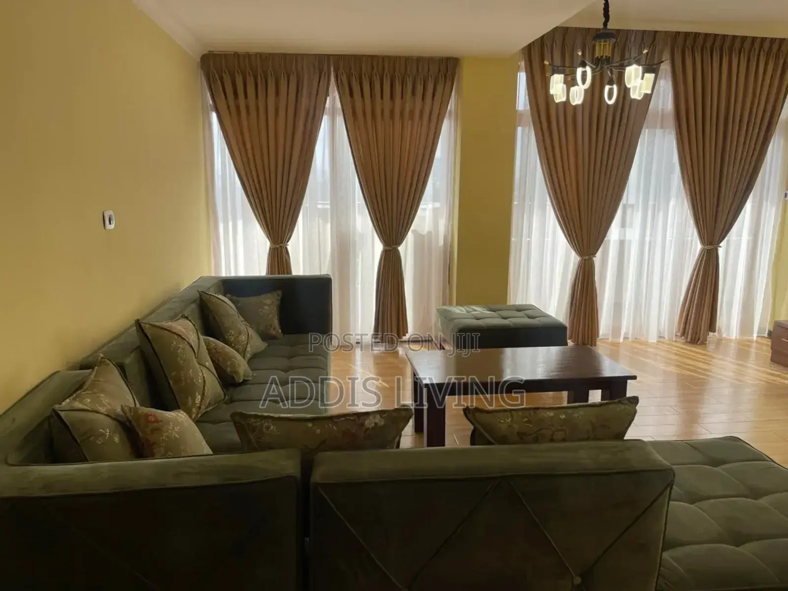 Furnished 3bdrm Apartment in Bole for rent
