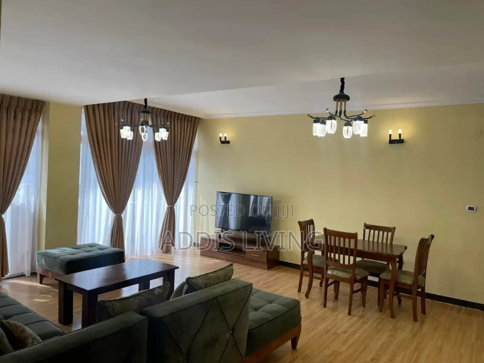 Furnished 3bdrm Apartment in Bole for rent
