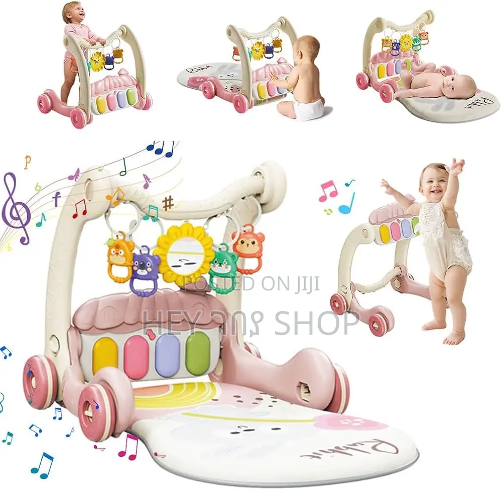 Baby's Pedal Piano Mat የህፃናት ተቀምጠው ሚጫወቱበት መተኛ!