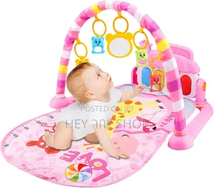 Baby Fitness Piano Mat ፒያኖ ማጫወቻ ያለው የህፃናት ማስተኛ