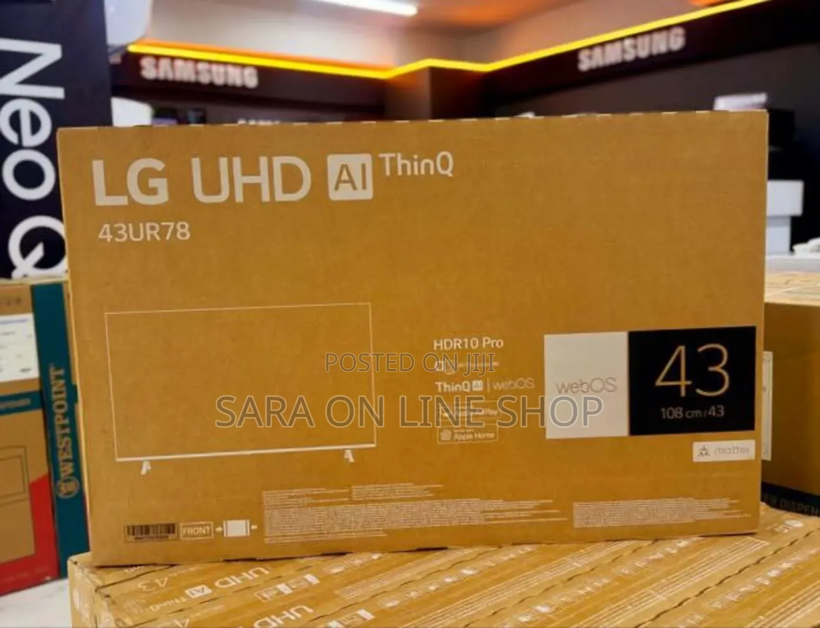 ■■Lg 43" Uhd Webos Tv >>New Model >>Free Delivery