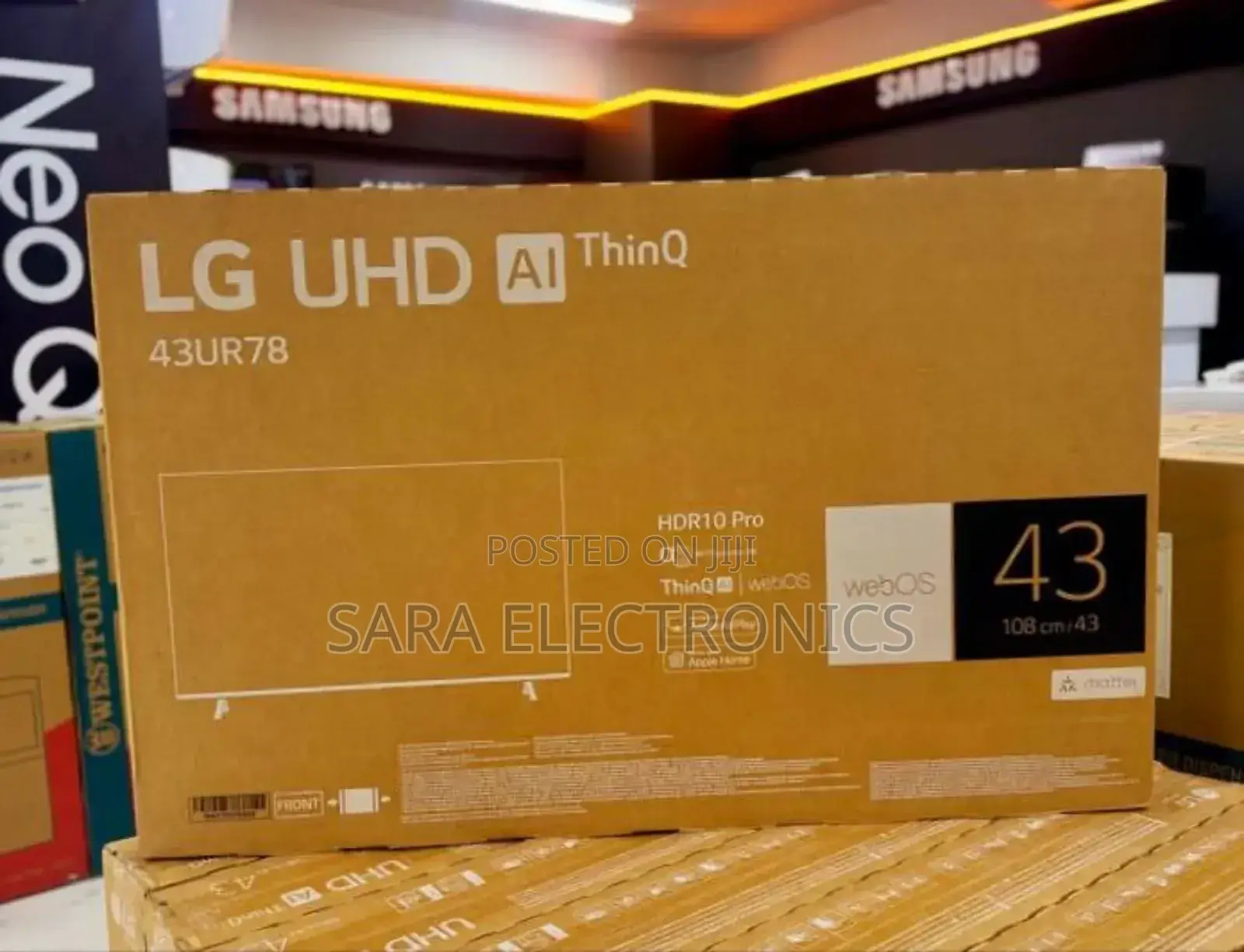 ■■Lg 43" Uhd Webos Tv >>New Model >>Free Delivery
