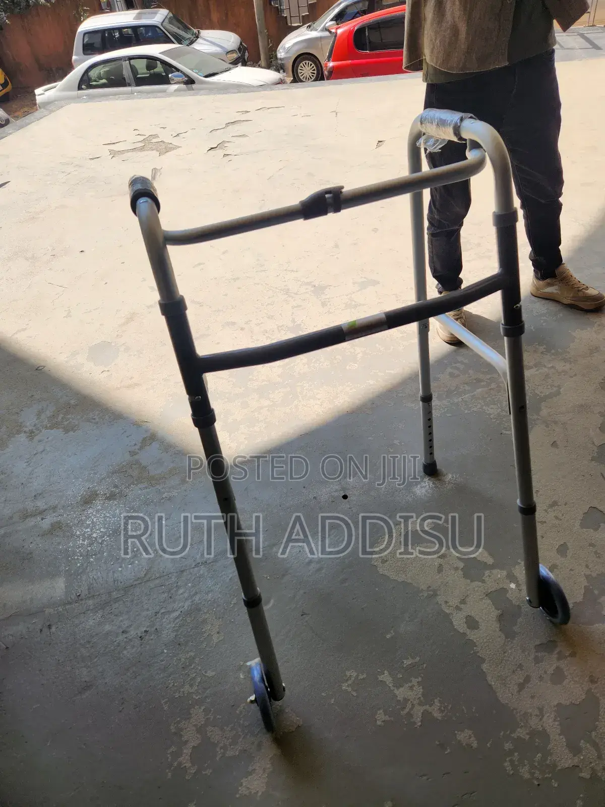 Brand New Medical Walker肺病foldable Adjustable Height Stainless Walker