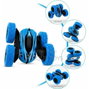 Double-Sided Remote-Controlled Stunt Car