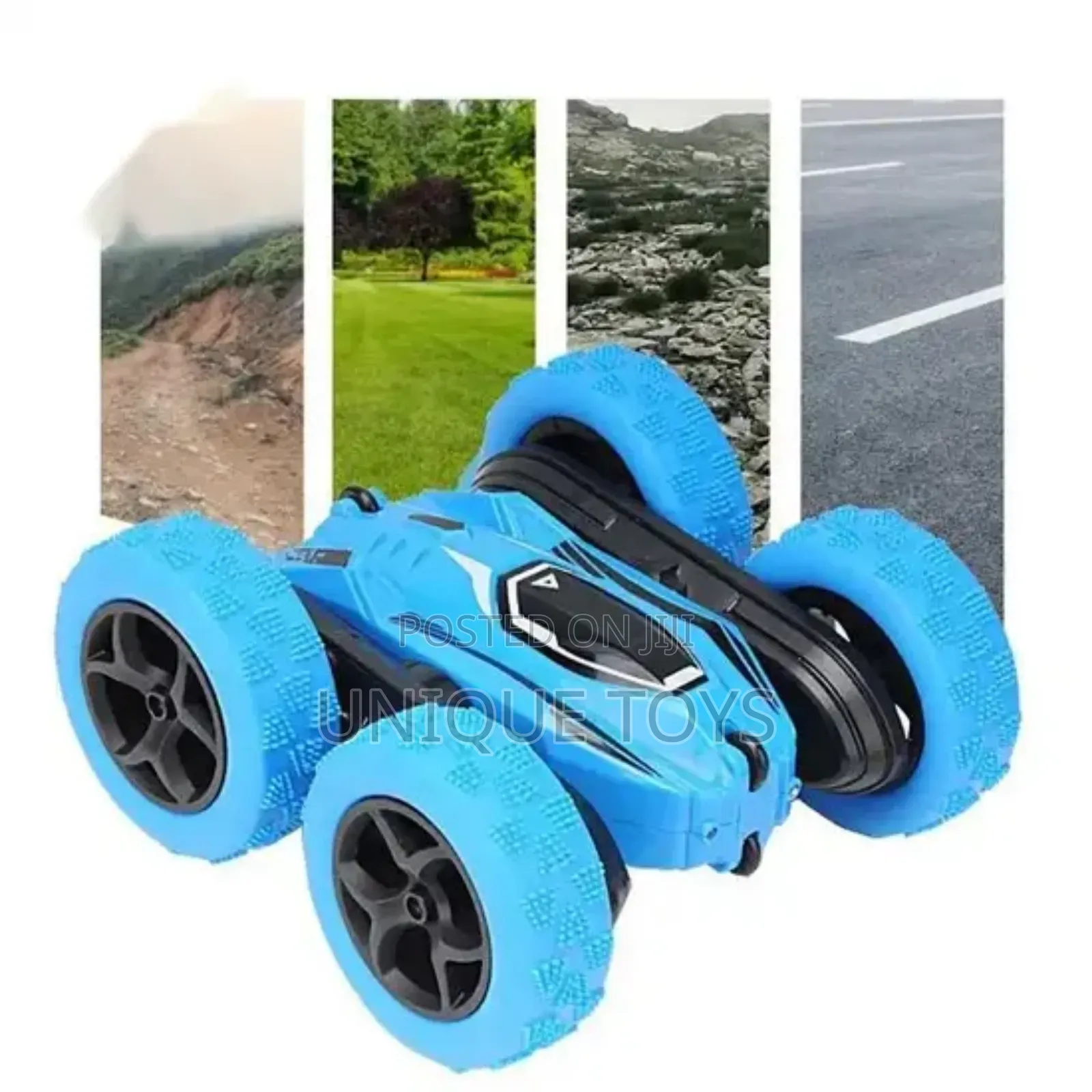 Double-Sided Remote-Controlled Stunt Car