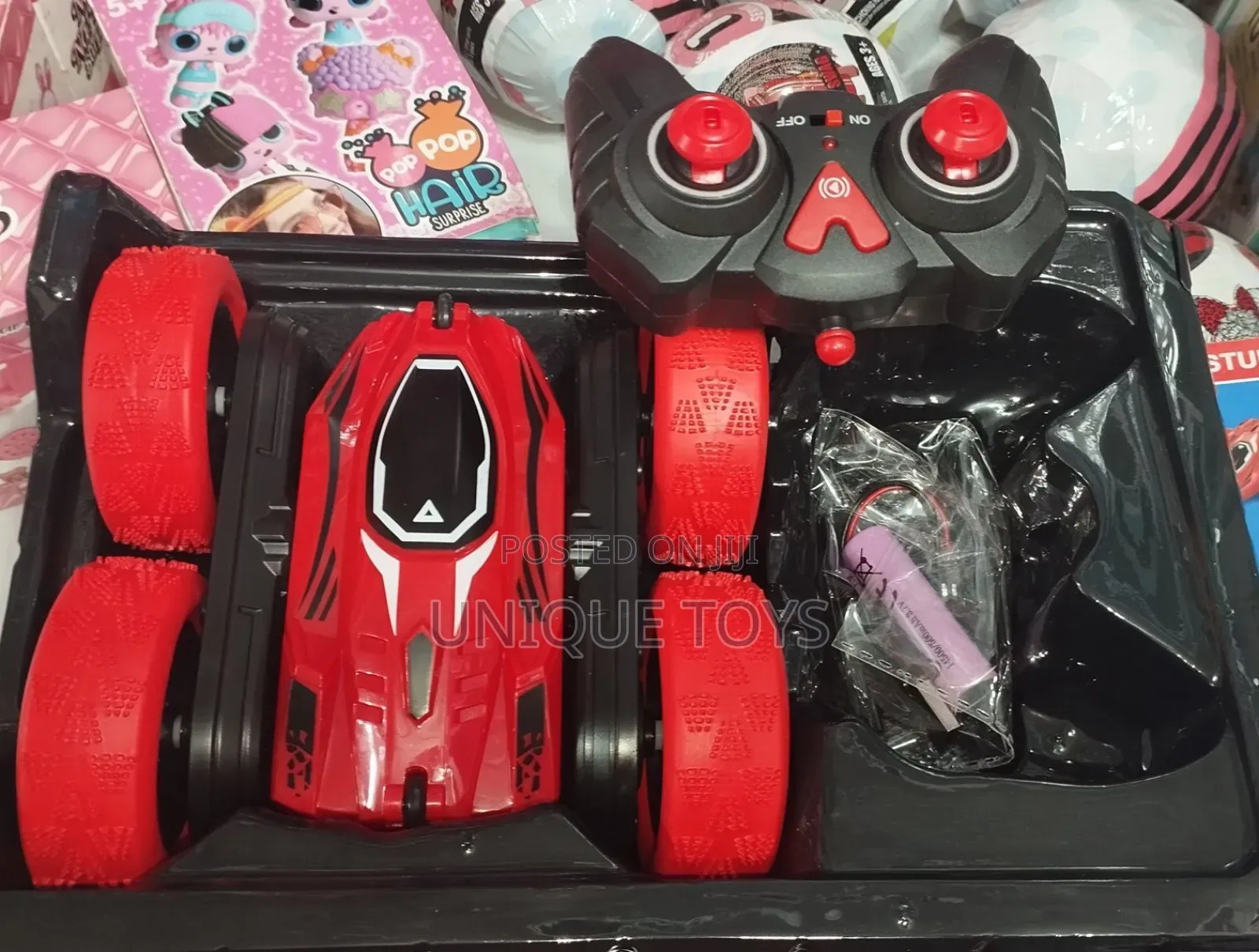 Double-Sided Remote-Controlled Stunt Car