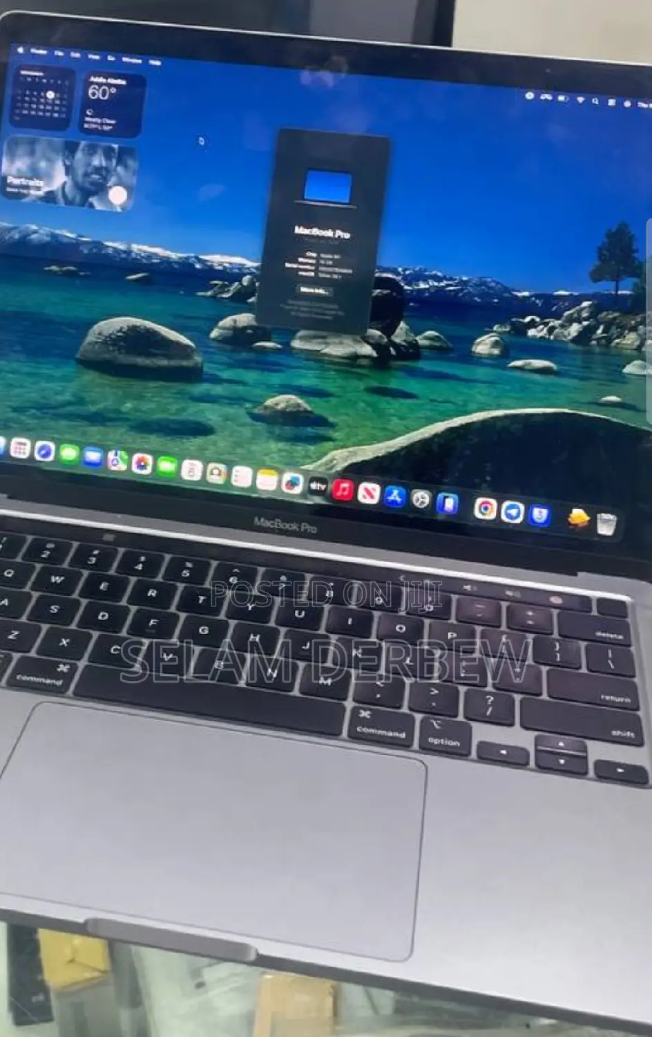 New Laptop Apple MacBook Pro M1 16GB Apple M1 SSD 256GB