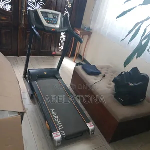 Pre-Programmed Elliptical Trainer and Marshal Treadmill Foldbel