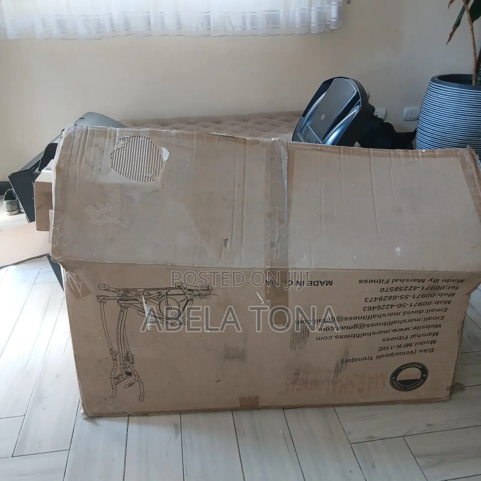 Pre-Programmed Elliptical Trainer and Marshal Treadmill Foldbel