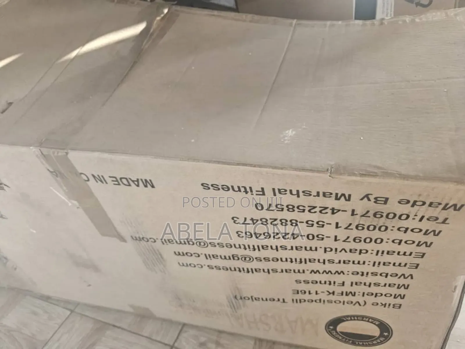 Pre-Programmed Elliptical Trainer and Marshal Treadmill Foldbel