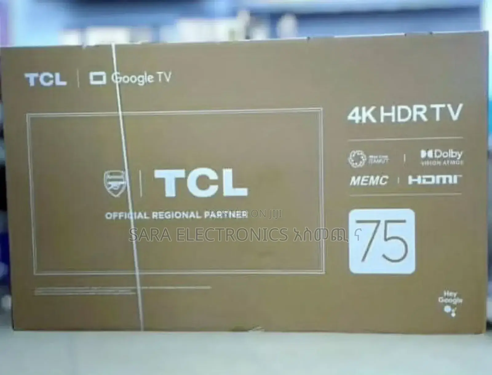 TCL 75" Google QLED TV New Model ◈10_year Warranty ■Free Delivery