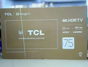 TCL 75" Google Tv New Model □10year Warranty ■Free Delivery