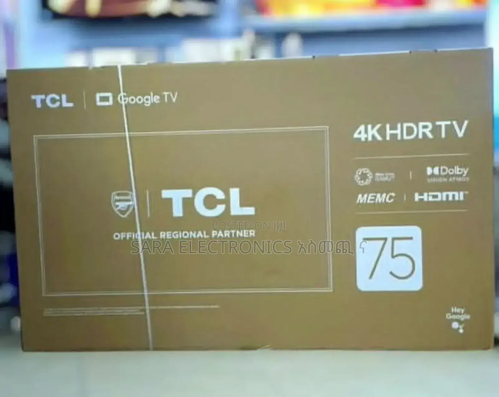 TCL 75" Google QLED TV New Model ◈10_year Warranty ■Free Delivery