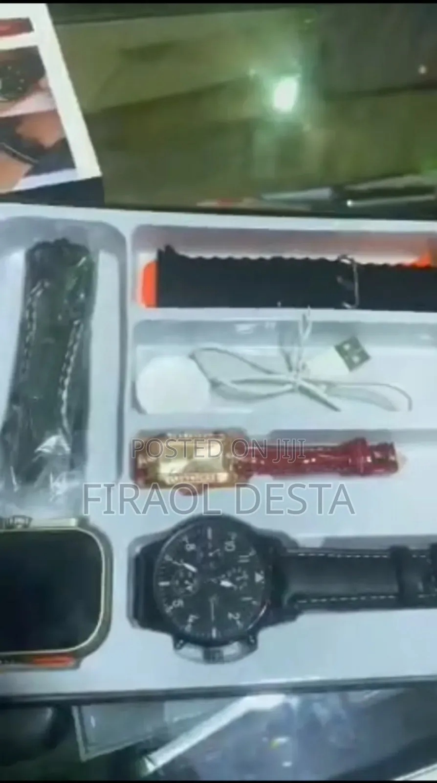 At3 Ultra 2 Smartwatch Package for Men.