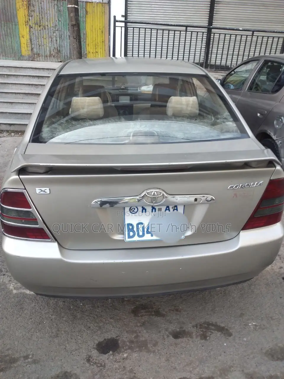 Toyota Corolla Sedan Automatic 2003 Gray