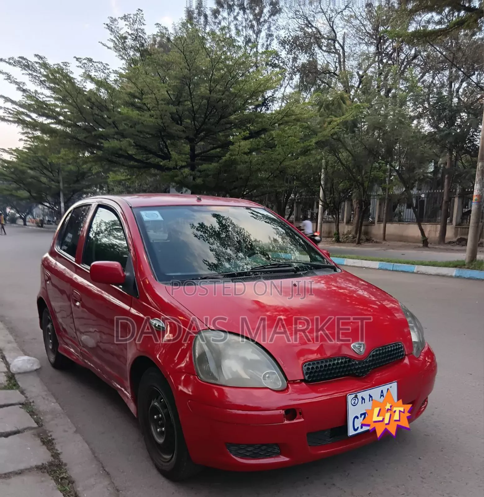 Toyota Vitz 2002 Red