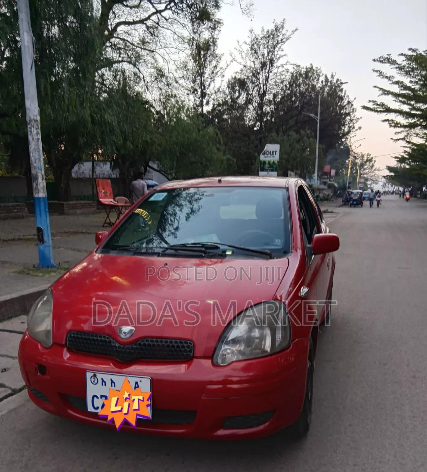 Toyota Vitz 2002 Red