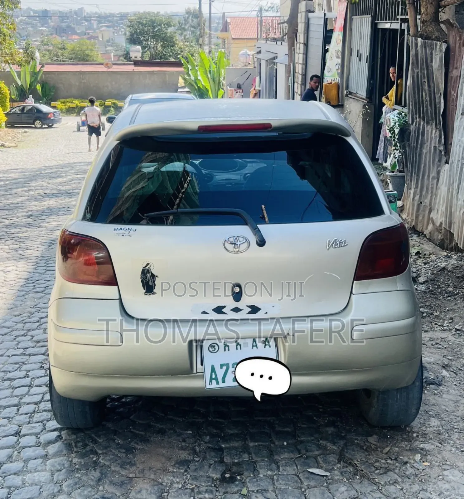 Toyota Vitz 2002 Silver