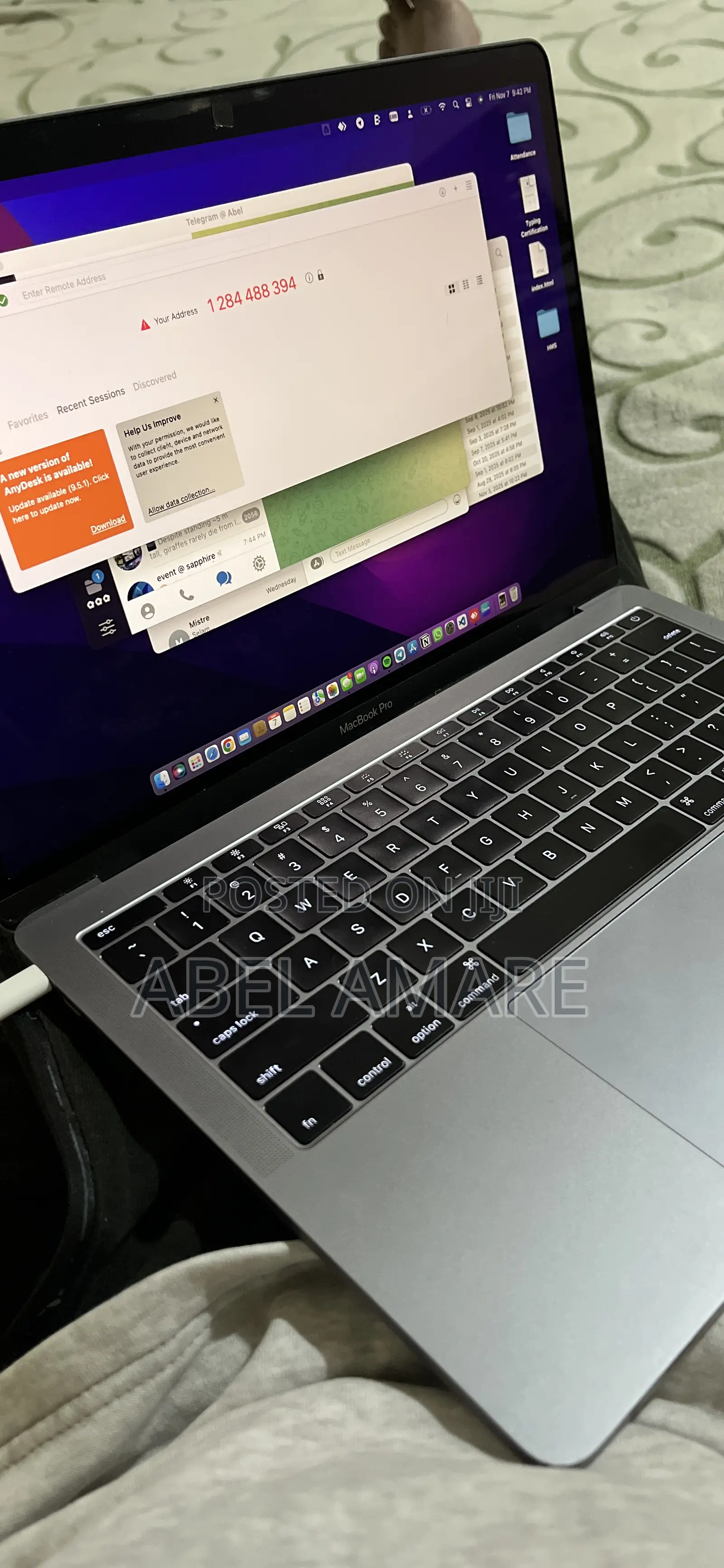 Laptop Apple MacBook Pro 2016 8GB Intel Core I5 SSD 256GB