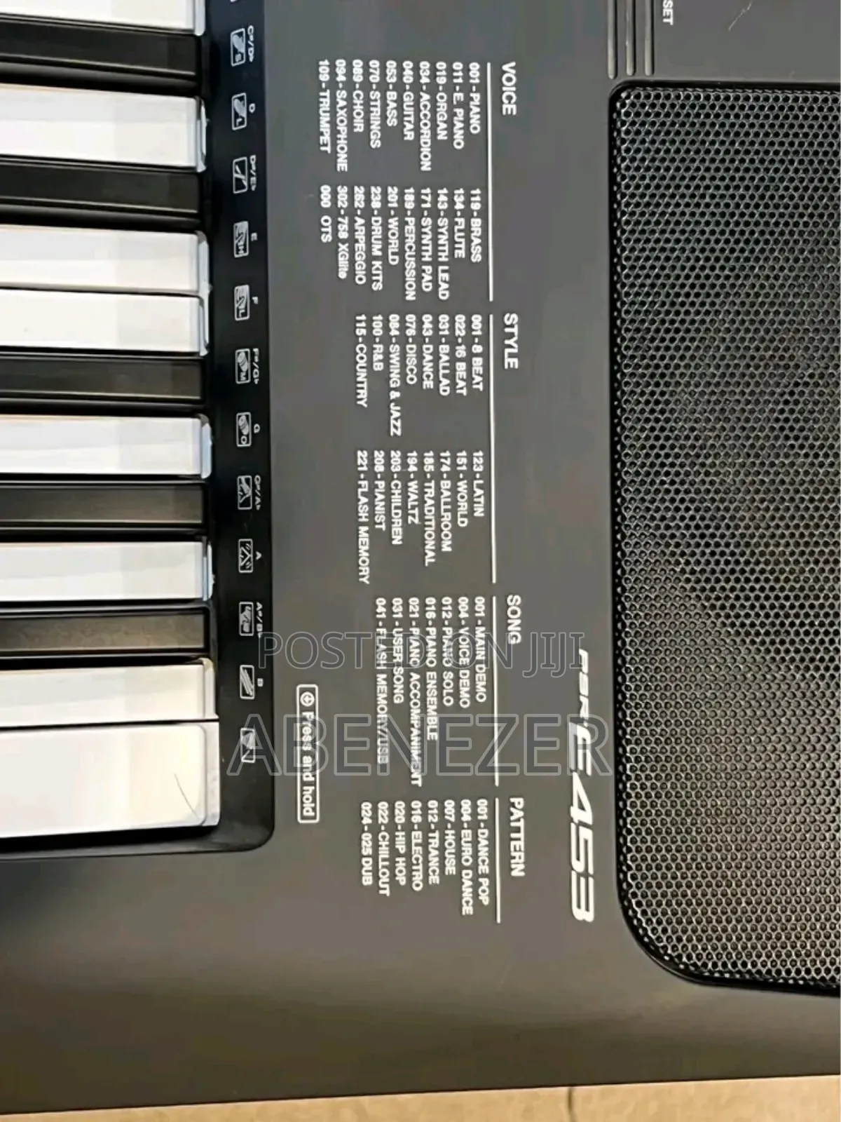 Yamaha PSR E 453 Keyboard Piano