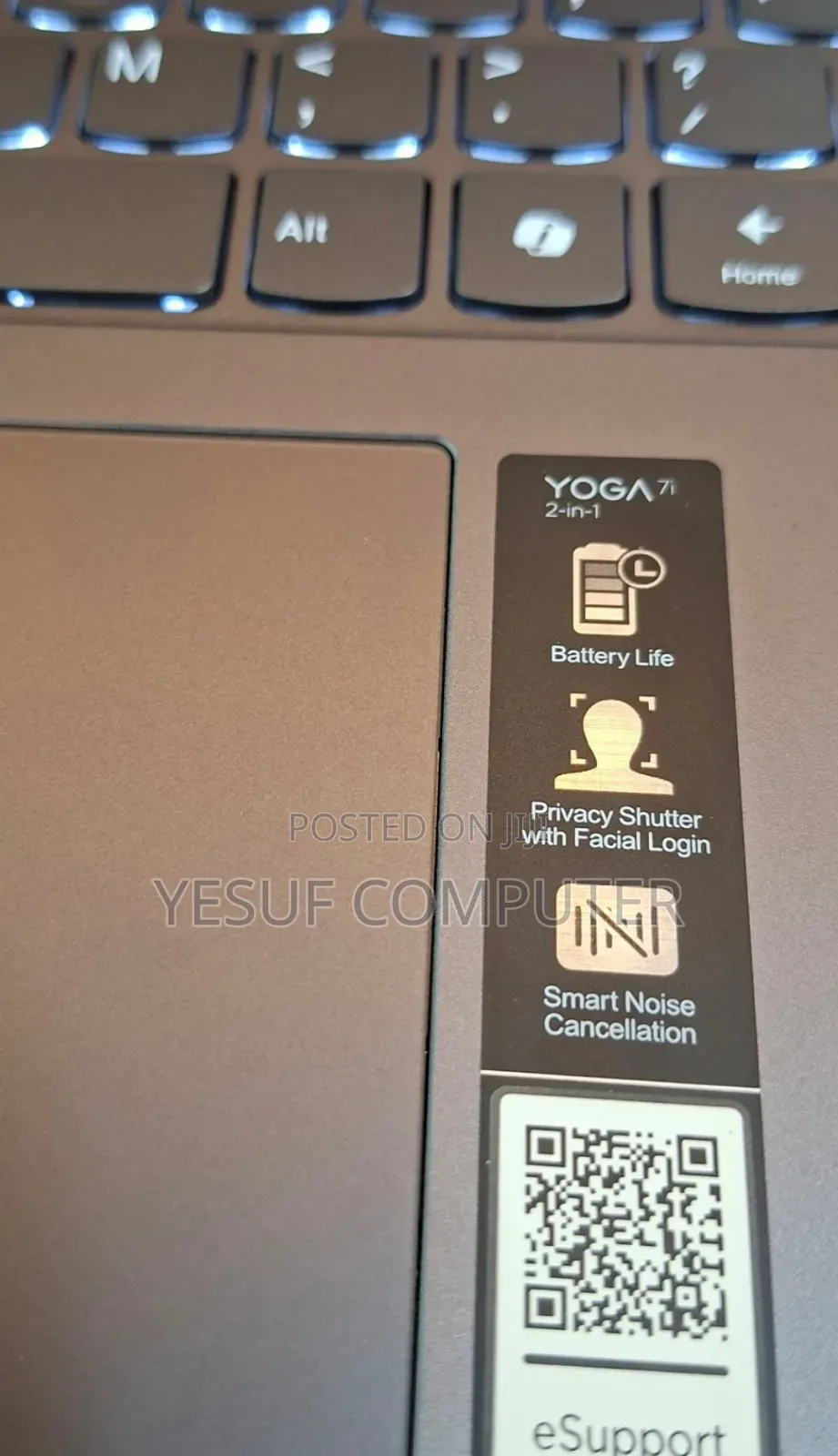 New Laptop Lenovo Yoga 7i 16GB Intel Core Ultra 7 SSD 1T