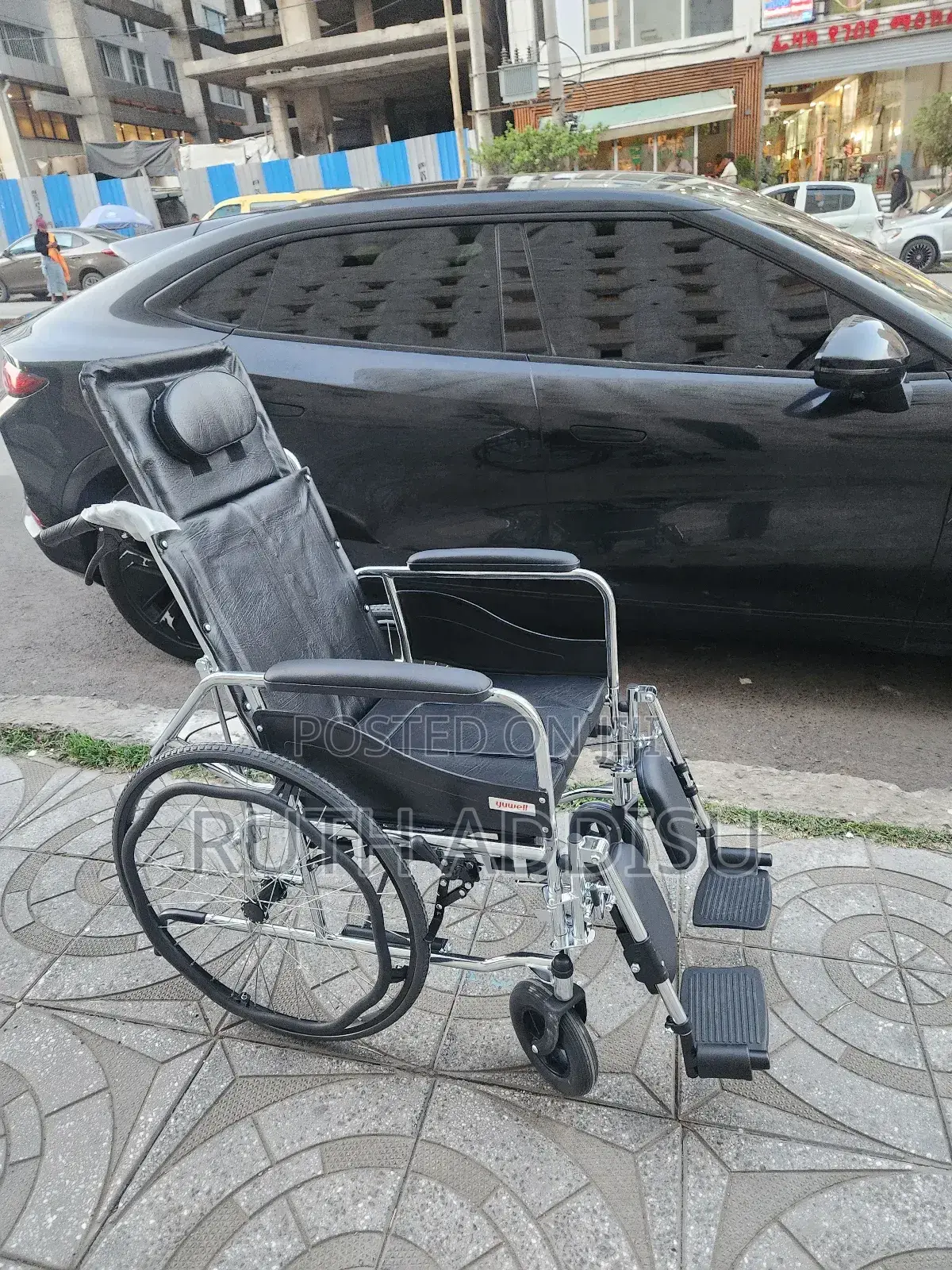 Reclining Commode Wheelchair簾幕wheelchair癲狂wheelchair療養wheelchair New